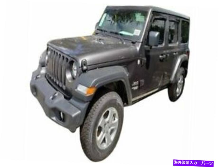 バグシールド Jeep Gladiator Wrangler 2018 2019 2020の風力排出室Trailfx 1DZG29 Wind Deflector TrailFX 1DZG29 for Jeep Gladiator Wrangler 2018 2019 2020【並行輸入品】