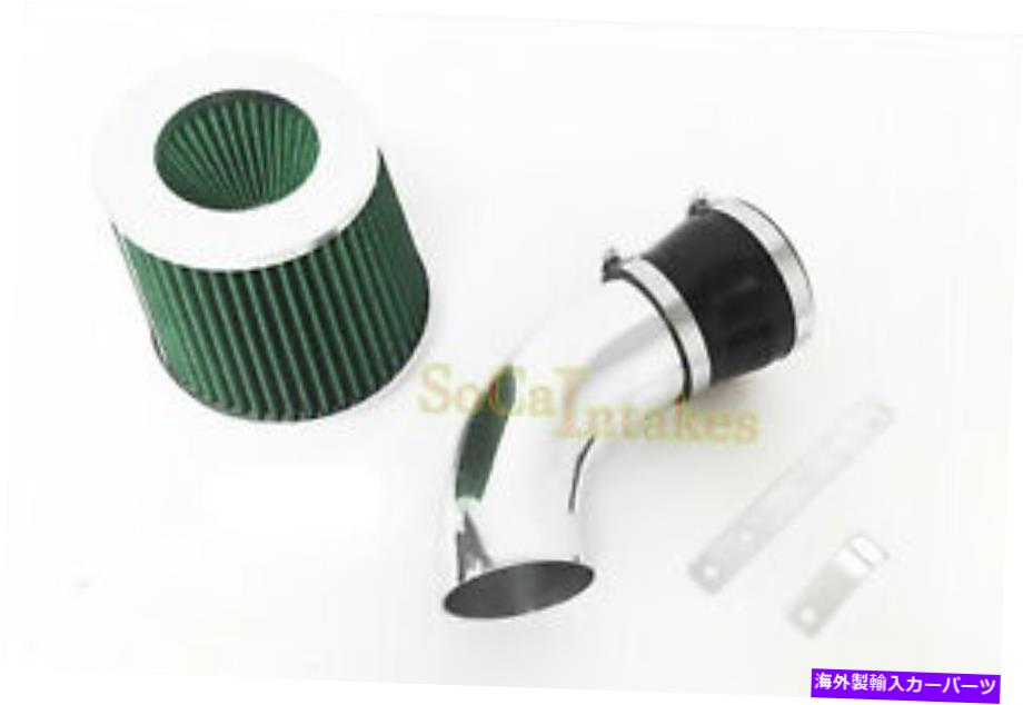 USエアインテーク インナーダクト 1999年から2001年のブラックグリーンエアインテークシステムキット&フィルター3.5L V6 Black Green Air Intake System Kit&Filter for 1999-2001 Isuzu VehiCROS 3.5L V6【並行輸入品】