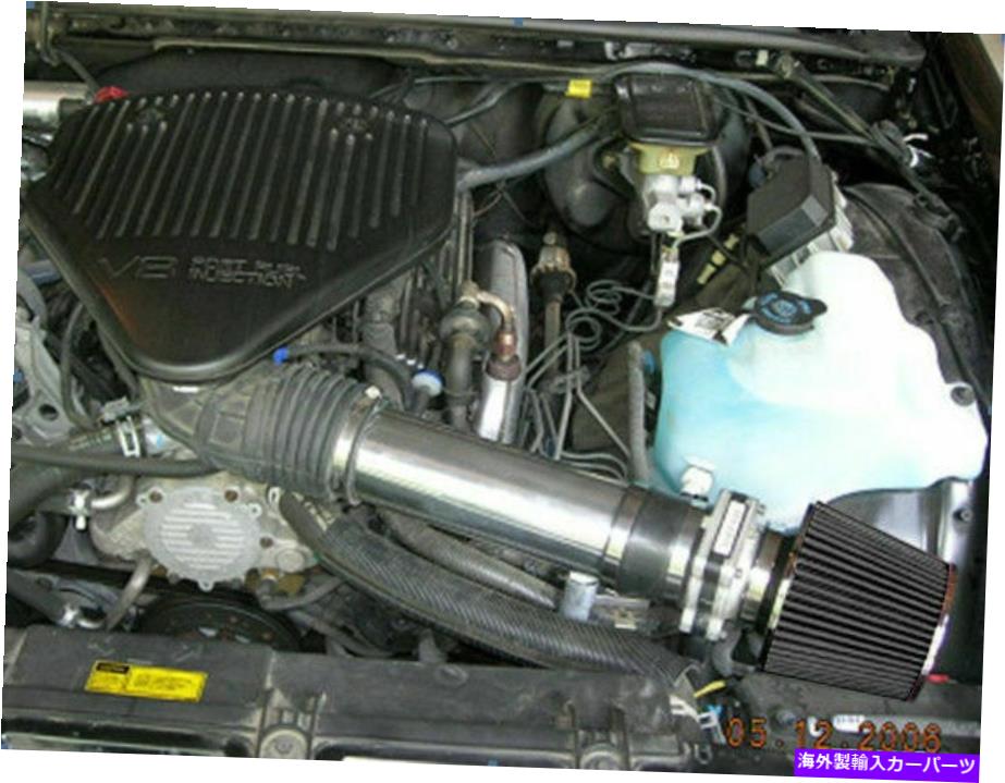 USエアインテーク インナーダクト 94-96インパラSS /カプリス4.3 / 5.7 V8のショートラムエアインテークキット +ブラックフィルター Short Ram Air Intake Kit + BLACK Filter for 94-96 Impala SS / Caprice 4.3/5.7 V8【並行輸入品】