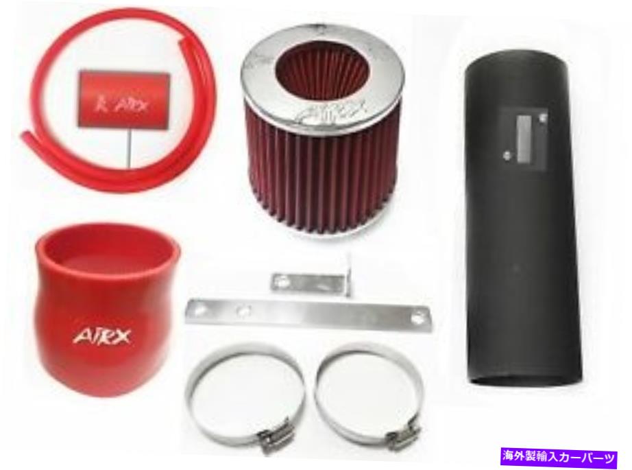 USエアインテーク インナーダクト 2010年Acura TL 3.7L V6エアインテークキット +フィルター用のAirx Racing Coated Black-Red AirX Racing Coated Black-Red For 2010 Acura TL 3.7L V6 Air Intake Kit + Filter【並行輸入品】