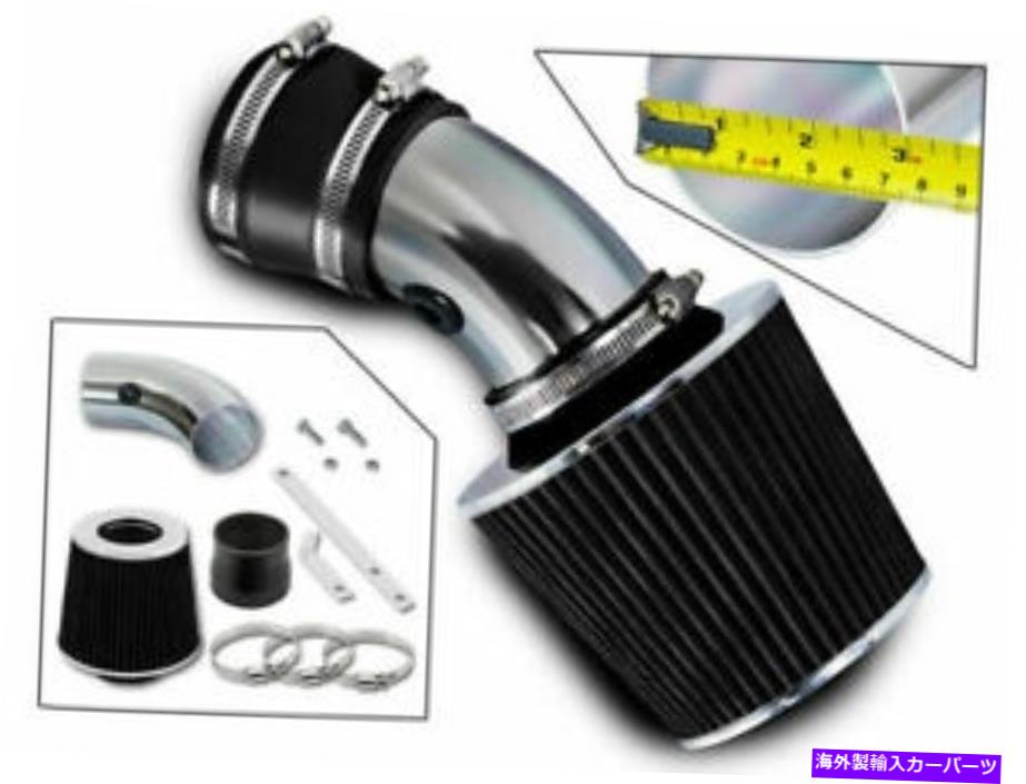USエアインテーク インナーダクト 97-05ビュイックパークアベニュー /リーガル3.8L V6用ショートラムエアインテークキット +ブラックフィルター Short Ram Air Intake Kit + BLACK Filter for 97-05 Buick Park Ave / Regal 3.8L V6【並行輸入品】