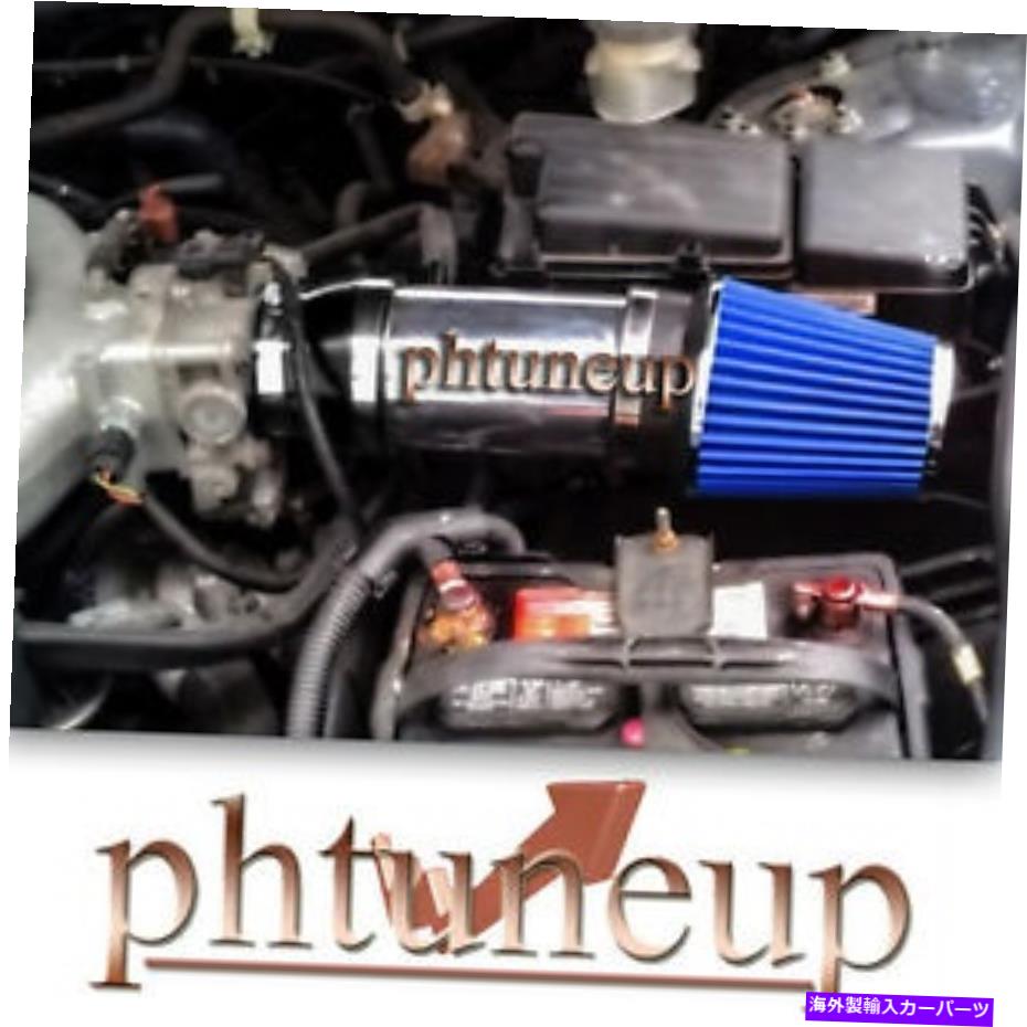 USエアインテーク インナーダクト 2003年から2007年のブラックブルーエアインテークキットホンダアコードEX/LX/SE 3.0L V6エンジン BLACK BLUE AIR INTAKE KIT for 2003-2007 HONDA ACCORD EX/LX/SE 3.0L V6 ENGINE【並行輸入品】