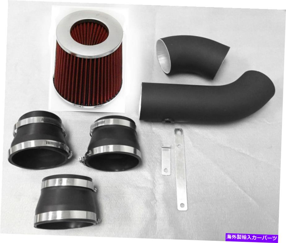 USエアインテーク インナーダクト 1996-1999のコーティングブラックレッド2PC Coated Black Red 2PC For 1996-1999 Chevy K1500 Suburban 5.0L 5.7 V8 Air Intake【並行輸入品】