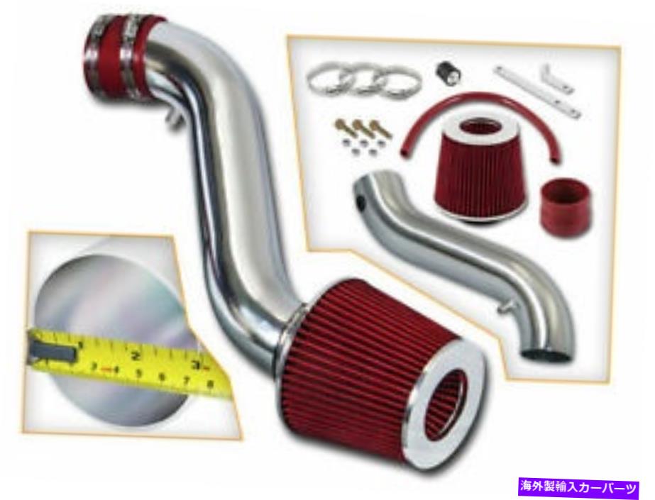 USエアインテーク インナーダクト 05-10のショートラムエアインテークキット +赤いフィルター300 /チャレンジャー3.5 V6 Short Ram Air Intake Kit + RED Filter for 05-10 Chrer 300 / Challenger 3.5 V6【並行輸入品】