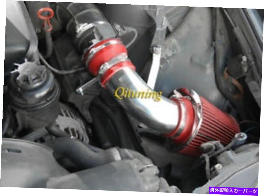 USエアインテーク インナーダクト 1998-2005 BMW E46 323 325 328 330 2.5L 3.0Lの赤気吸気キットフィルター Red Air Intake Kit Filter For 1998-2005 BMW E46 323 325 328 330 2.5L 3.0L【並行輸入品】