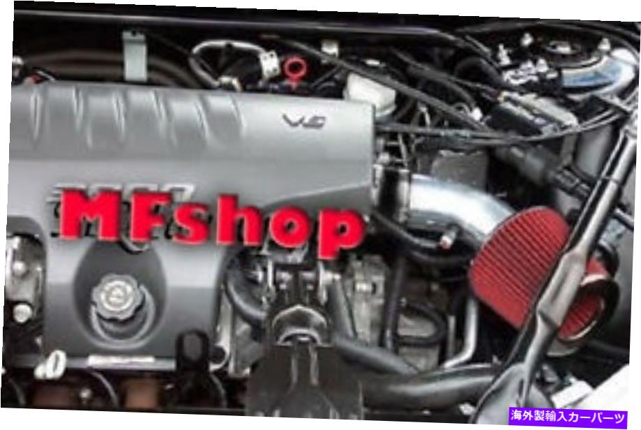 USエアインテーク インナーダクト 1995年から2005年のブラックレッドポンティアックボンネビル3.8L V6エアインテークシステムキット Black Red For 1995-2005 Pontiac Bonneville 3.8L V6 Air Intake System Kit【並行輸入品】