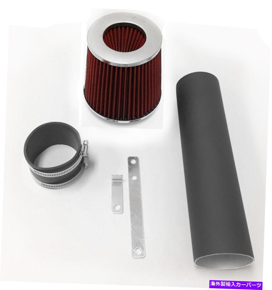 USエアインテーク インナーダクト 1PC 2006-2008のコーティングブラックレッドホンダリッジライン3.5L V6エアインテークキット Coated Black Red For 1PC 2006-2008 Honda Ridgeline 3.5L V6 Air Intake Kit【並行輸入品】