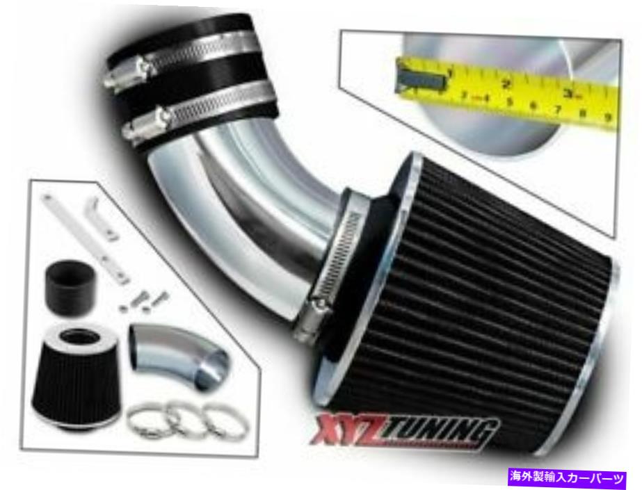 USエアインテーク インナーダクト 00-05 RAV 4 2.0L / 2.4L L4用ブラックショートラム空気吸気誘導キット +フィルター BLACK Short Ram Air Intake Induction Kit + Filter For 00-05 RAV 4 2.0L / 2.4L L4【並行輸入品】