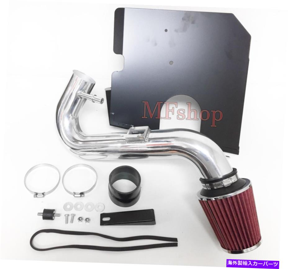 USエアインテーク インナーダクト 2005年から2009年に赤いフォードマスタングベース4.0L V6ヒートシールドコールドエアインテークキット Red For 2005-2009 Ford Mustang Base 4.0L V6 Heat Shield Cold Air Intake Kit【並行輸入品】