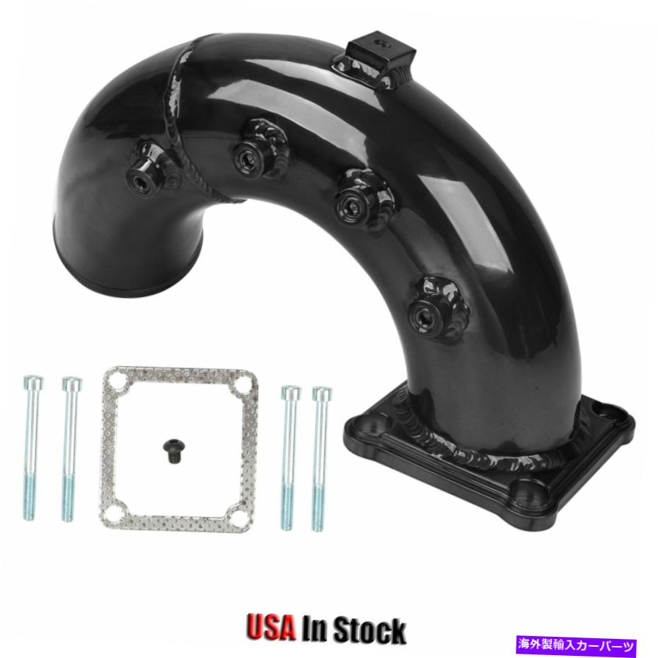 USエアインテーク インナーダクト フィット98-02ダッジラム5.9Lカミンズディーゼルエアインテークエルボチューブホーンチャージブラック Fit 98-02 Dodge Ram 5.9L Cummins Diesel Air Intake Elbow Tube Horn Charge Black【並行輸入品】