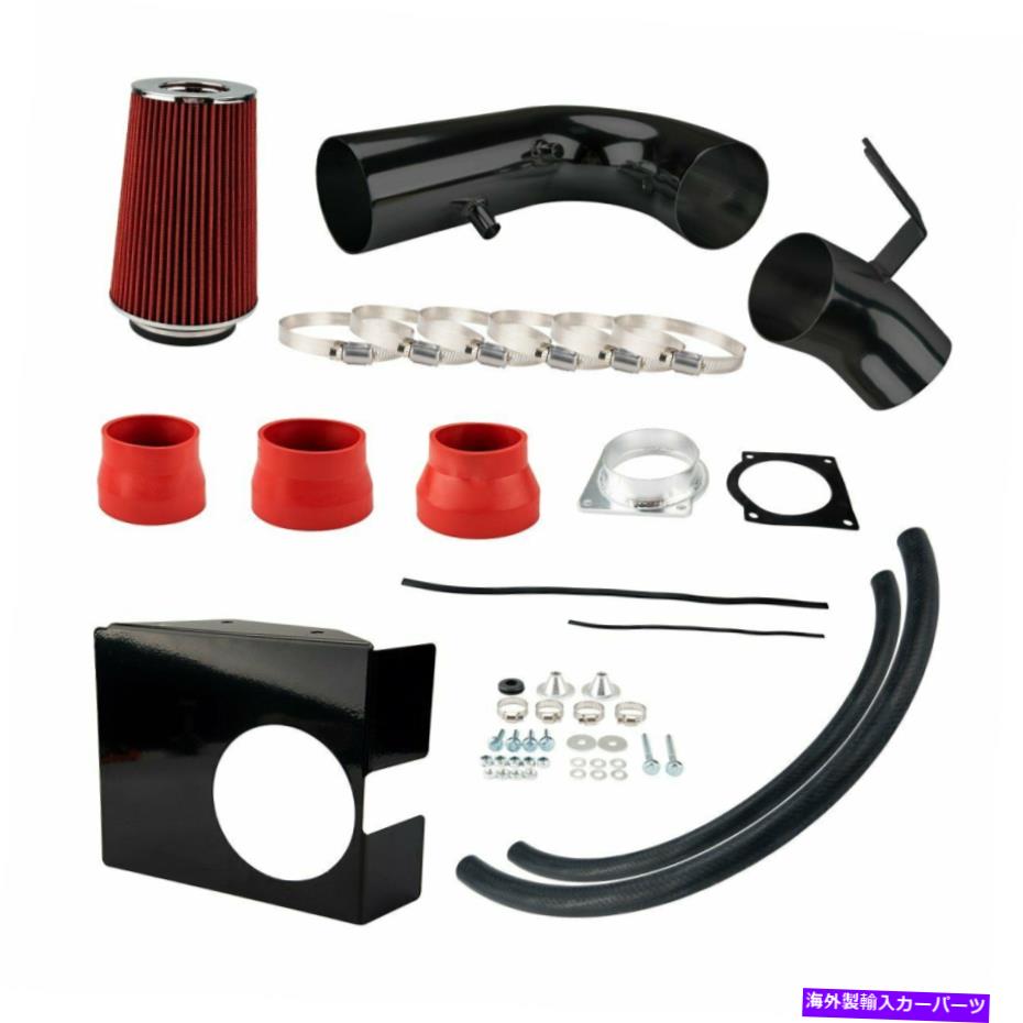 USエアインテーク インナーダクト 97-03 F150/Expedition 4.6/5.4L V8エンジンの熱シールドコールドエアインテーク+フィルター Heat Shield Cold Air Intake+Filter For 97-03 F150/Expedition 4.6/5.4L V8 Engine【並行輸入品】