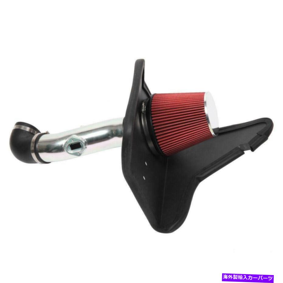 USエアインテーク インナーダクト カマロのレッド2010-2011 3.6L V8ヒートシールドコールドエアインテーク誘導キット RED 2010-2011 for Camaro 3.6L V8 Heat Shield Cold Air Intake Induction Kit【並行輸入品】