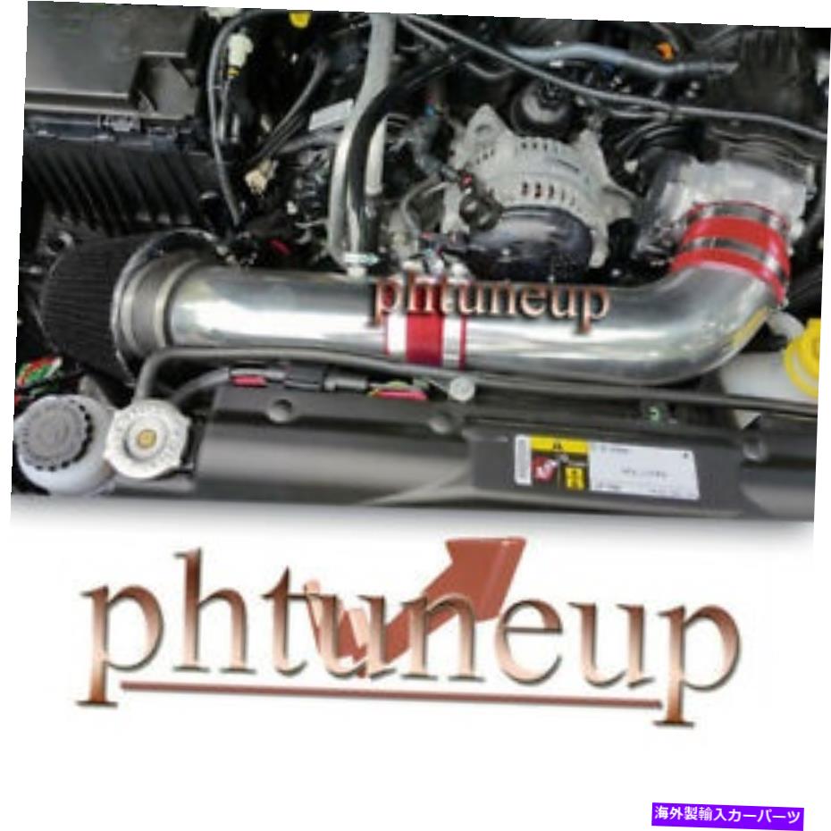 USエアインテーク インナーダクト 2012-2018のレッドブラックエアインテークキットジープラングラー3.6 3.6L V6エンジン RED-BLACK AIR INTAKE KIT FOR 2012-2018 JEEP WRANGLER 3.6 3.6L V6 ENGINE【並行輸入品】
