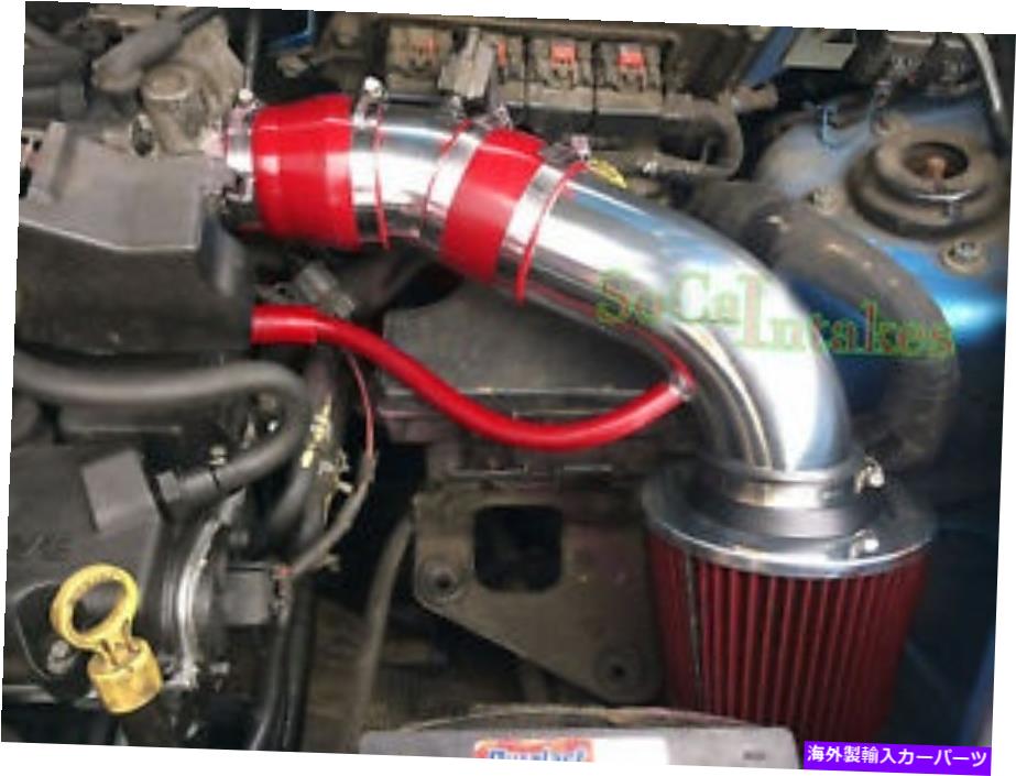 USエアインテーク インナーダクト 2001年から2009年のレッドエアインテークシステムキットクライスラーPTクルーザー2.4L L4非ターボ Red Air Intake System Kit For 2001-2009 Chrysler PT Cruiser 2.4L L4 Non-Turbo【並行輸入品】