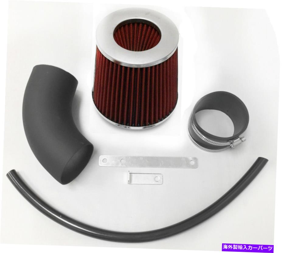 USエアインテーク インナーダクト 1988-1995のコーティングブラックレッドトヨタピックアップ3.0L V6エアインテークキット +フィルター Coated Black Red For 1988-1995 Toyota Pickup 3.0L V6 Air Intake Kit + Filter【並行輸入品】