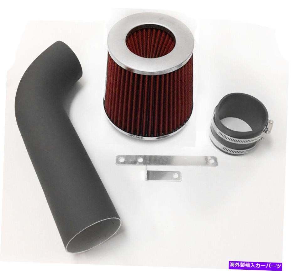 USエアインテーク インナーダクト 1996-1999のコーティングブラックレッド1PC Coated Black Red 1PC For 1996-1999 Chevy K1500 Suburban 5.0L 5.7L V8 Air Intake【並行輸入品】