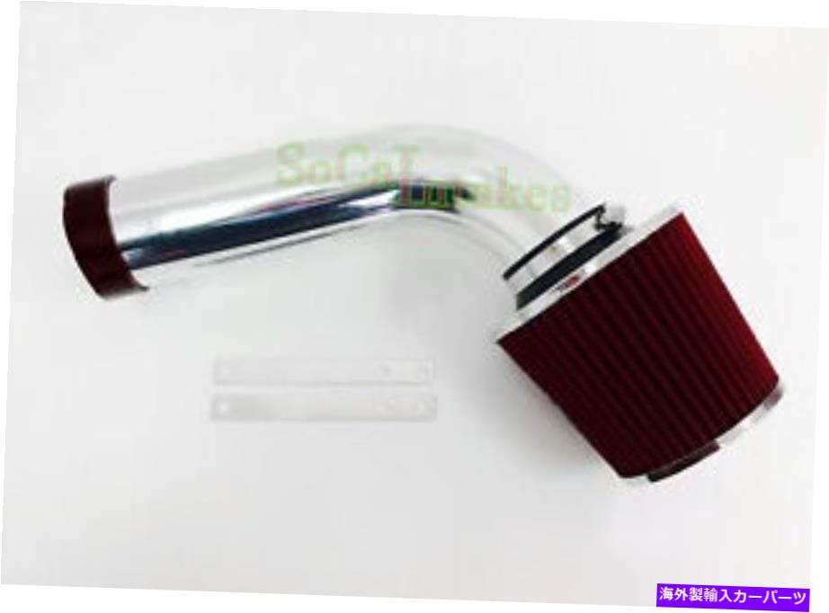 USエアインテーク インナーダクト 1993-95シボレーカマロ3.4L V6のブラックレッドエアインテークキット＆フィルター Black Red Air Intake kit & Filter For 1993-95 Chevy Camaro 3.4L V6【並行輸入品】