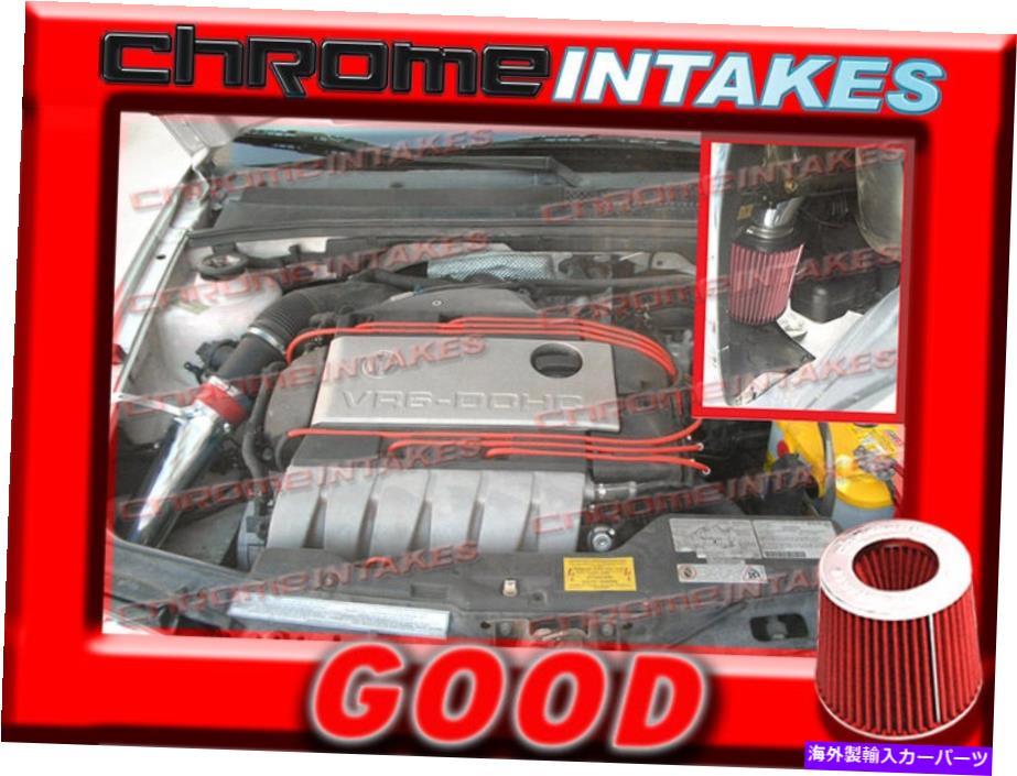 USエアインテーク インナーダクト Red 92-98 VW Volkswagen Jetta/Corrado SLC 2.8 2.8L VR6 V6 Cold Air Intake RED 92-98 VW VOLKSWAGEN JETTA/CORRADO SLC 2.8 2.8L VR6 V6 COLD AIR INTAKE【並行輸入品】