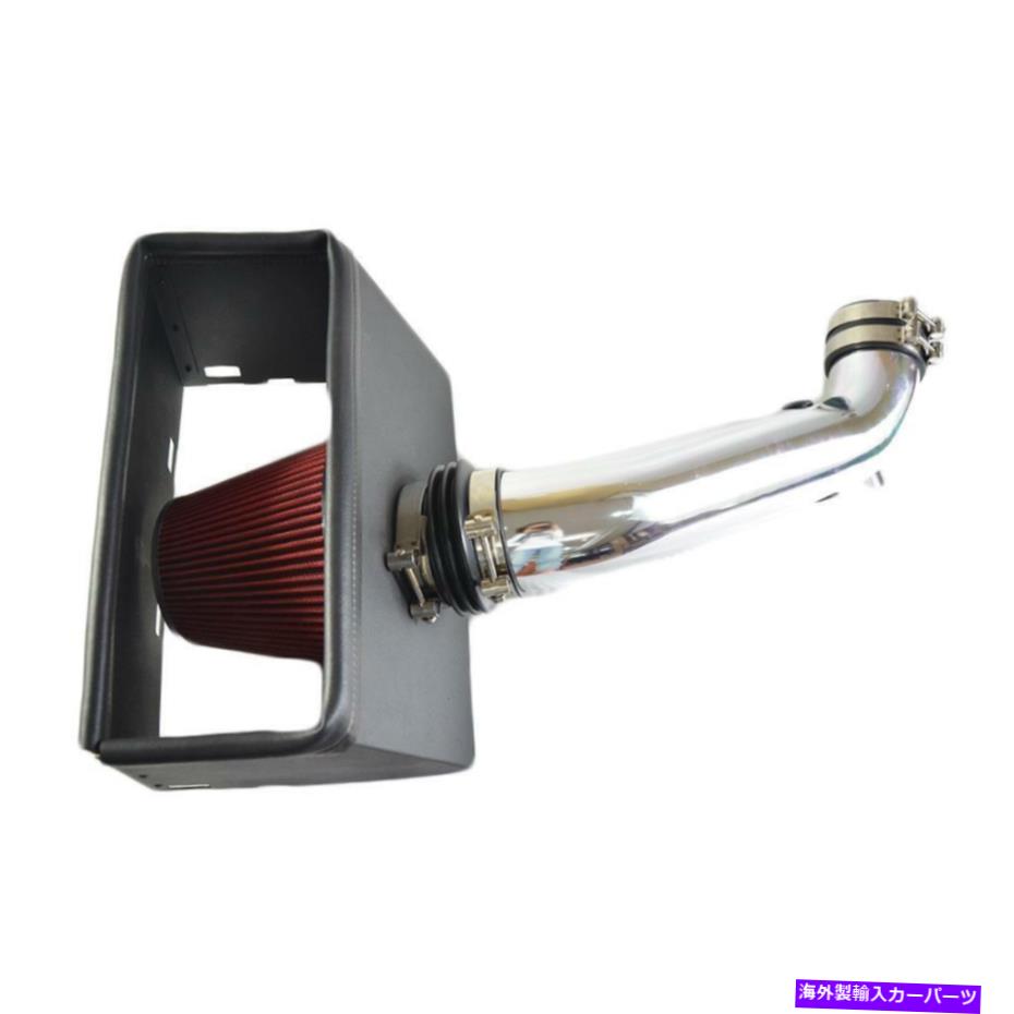USエアインテーク インナーダクト 02-08 Dodge Ram 1500/2500/3500 Redの熱シールドコールドエアインテーク+フィルター Heat Shield Cold Air Intake+Filter For 02-08 Dodge Ram 1500/2500/3500 RED【並行輸入品】