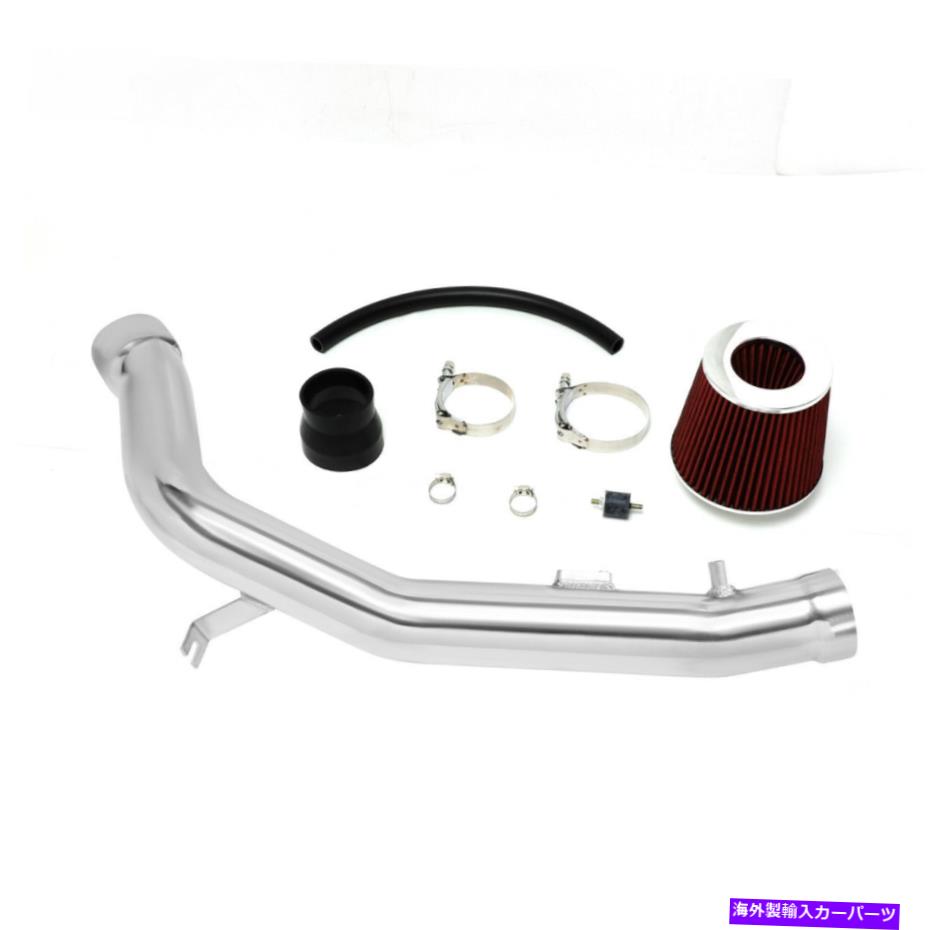 USエアインテーク インナーダクト 07-08日産最大3.5Lのレッドフィルターコールドエアインテークシステムキットの交換 Red Filter Cold Air Intake System Kit Replacement For 07-08 Nissan Maxima 3.5L【並行輸入品】