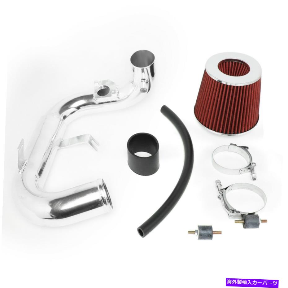 USエアインテーク インナーダクト 04-06 SCION XAの赤いフィルターアルミニウムコールドエアインテークシステムキット交換 Red Filter Aluminum Cold Air Intake System Kit Replacement For 04-06 Scion xA【並行輸入品】