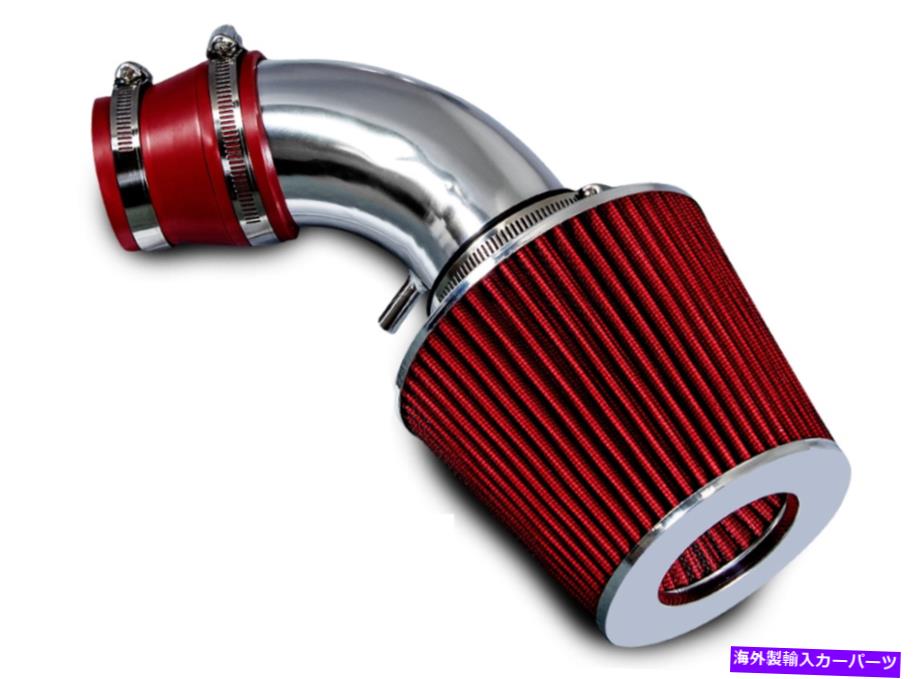 USエアインテーク インナーダクト 01-05アクセント1.6Lの赤いショートラム空気吸気 Red Short Ram Air Intake For 01-05 Accent 1.6L【並行輸入品】
