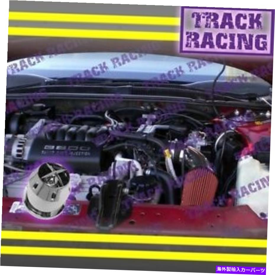 USエアインテーク インナーダクト 1992 1993 1994 1995ポンティアックボンネビル3.8L V6エアインテークキット+CHFブラックレッド 1992 1993 1994 1995 PONTIAC BONNEVILLE 3.8L V6 AIR INTAKE KIT+CHF Black Red【並行輸入品】