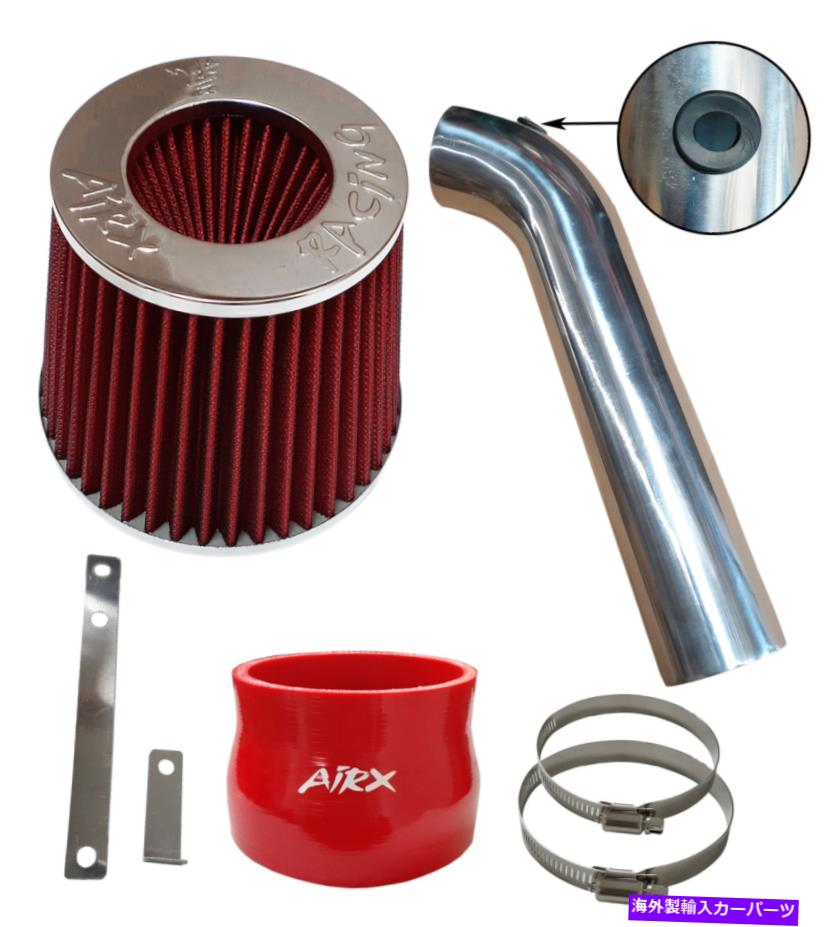 USエアインテーク インナーダクト 2002-2003 GMC Envoy 4.2L I6用のAirx Racing Air Intake Kit&Filterセット AirX Racing Air intake kit & filter set for 2002-2003 GMC Envoy 4.2L I6【並行輸入品】