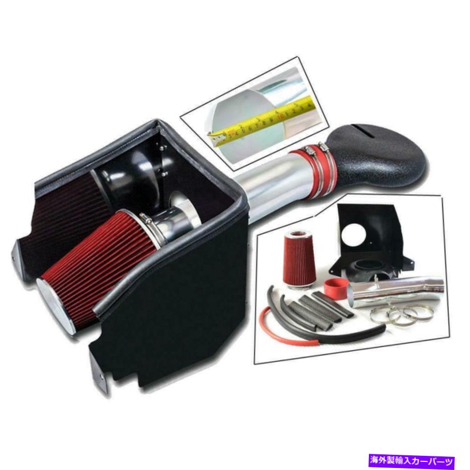 USエアインテーク インナーダクト 5.2L/5.9Lヒートシールドコールドエアインテークフィルターレッド94-01ダッジRAM 1500/2500 5.2L/5.9L Heat Shield Cold Air Intake Filter Red for 94-01 Dodge Ram 1500/2500【並行輸入品】