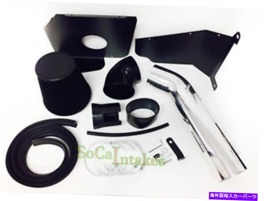 バグシールド 09-14のブラックヒートシールドコールドエアインテークキット4.8/5.3/6.2のシボレータホ Black Heat Shield Cold Air intake Kit For 09-14 Chevrolet Tahoe with 4.8/5.3/6.2【並行輸入品】