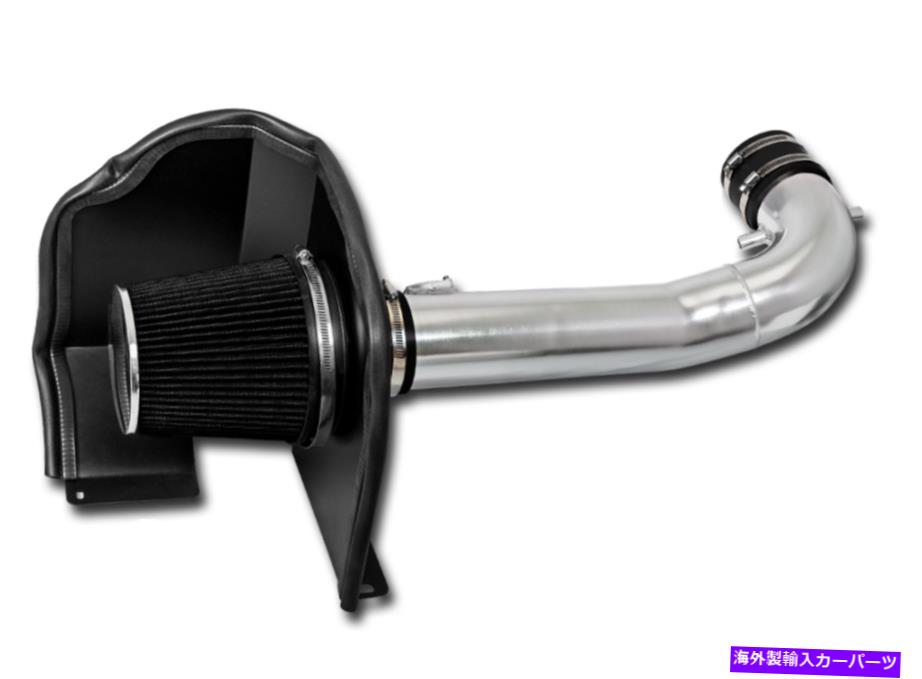 バグシールド 15-17シボレー郊外 /タホ5.3L V8のブラックヒートシールドコールドエアインテーク Black Heat Shield Cold Air Intake For 15-17 Chevrolet Suburban / Tahoe 5.3L V8【並行輸入品】