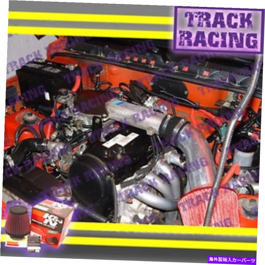 バグシールド 89 90 91 92-94ジオトラッカースズキサイドキック1.6L I4エアインテークキット+K&Nブラックレッド 89 90 91 92-94 GEO TRACKER SUZUKI SIDEKICK 1.6L I4 AIR INTAKE KIT+K&N Black Red【並行輸入品】|Us Custom Parts Shop USDM