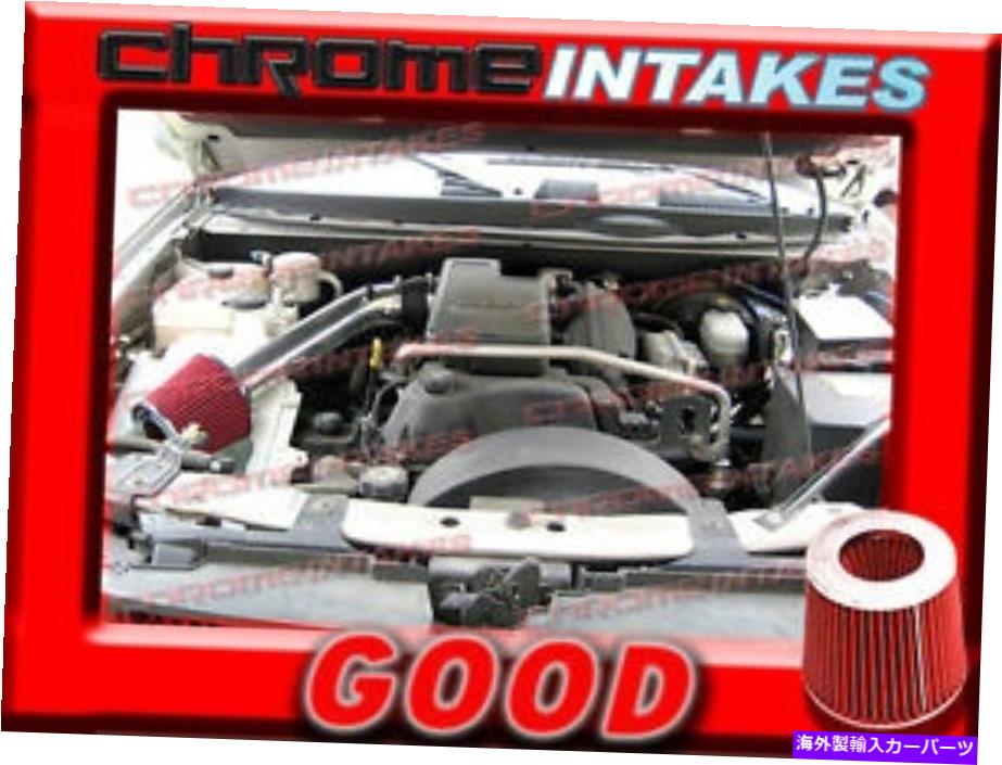 バグシールド Black Red 2004 2005 Chevy Trailblazer/GMC Envoy/Bravada 4.2L I6 Air Intake 1 BLACK RED 2004 2005 CHEVY TRAILBLAZER/GMC ENVOY/BRAVADA 4.2L I6 AIR INTAKE 1【並行輸入品】|Us Custom Parts Shop USDM