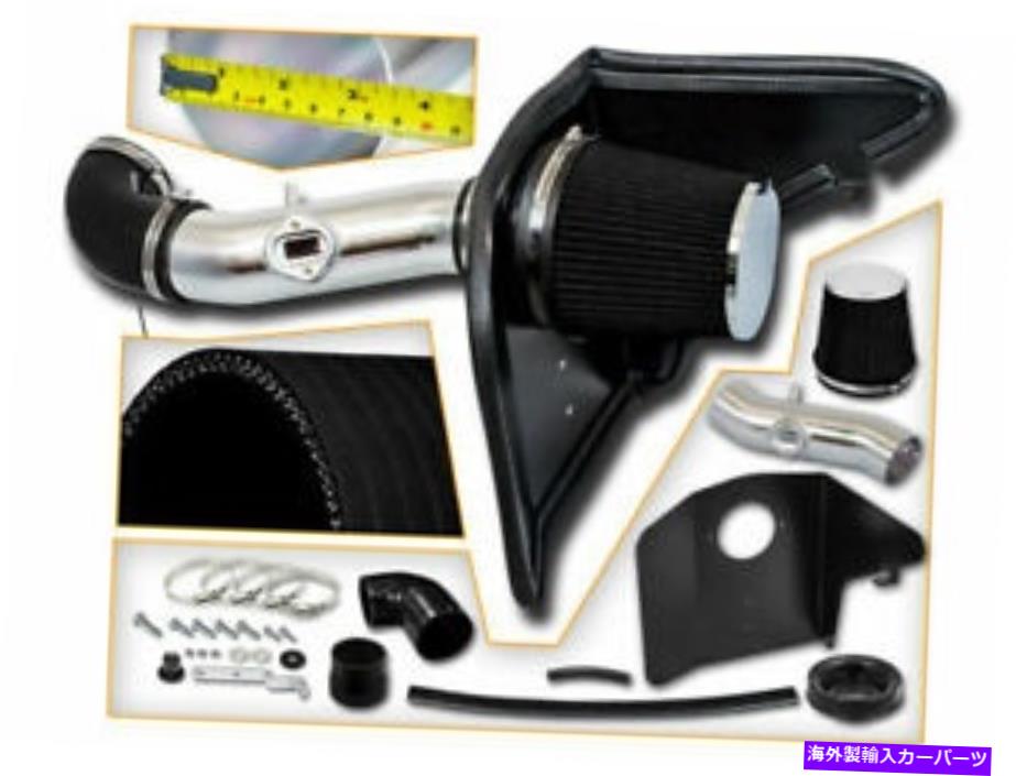 バグシールド 10-11カマロのブラックエアインテーク誘導キット +ヒートシールド3.6L V6 LS LT BLACK Air Intake Induction Kit + Heat Shield For 10-11 Camaro 3.6L V6 LS LT【並行輸入品】
