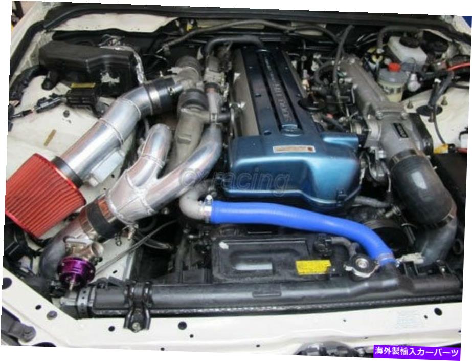 バグシールド 98-05レクサスのCXRコールドエアインテークキットIS300 2JZ-GTE 2JZGTEツインターボブルー CXR Cold Air Intake Kit For 98-05 Lexus IS300 2JZ-GTE 2JZGTE Twin Turbo Blue【並行輸入品】