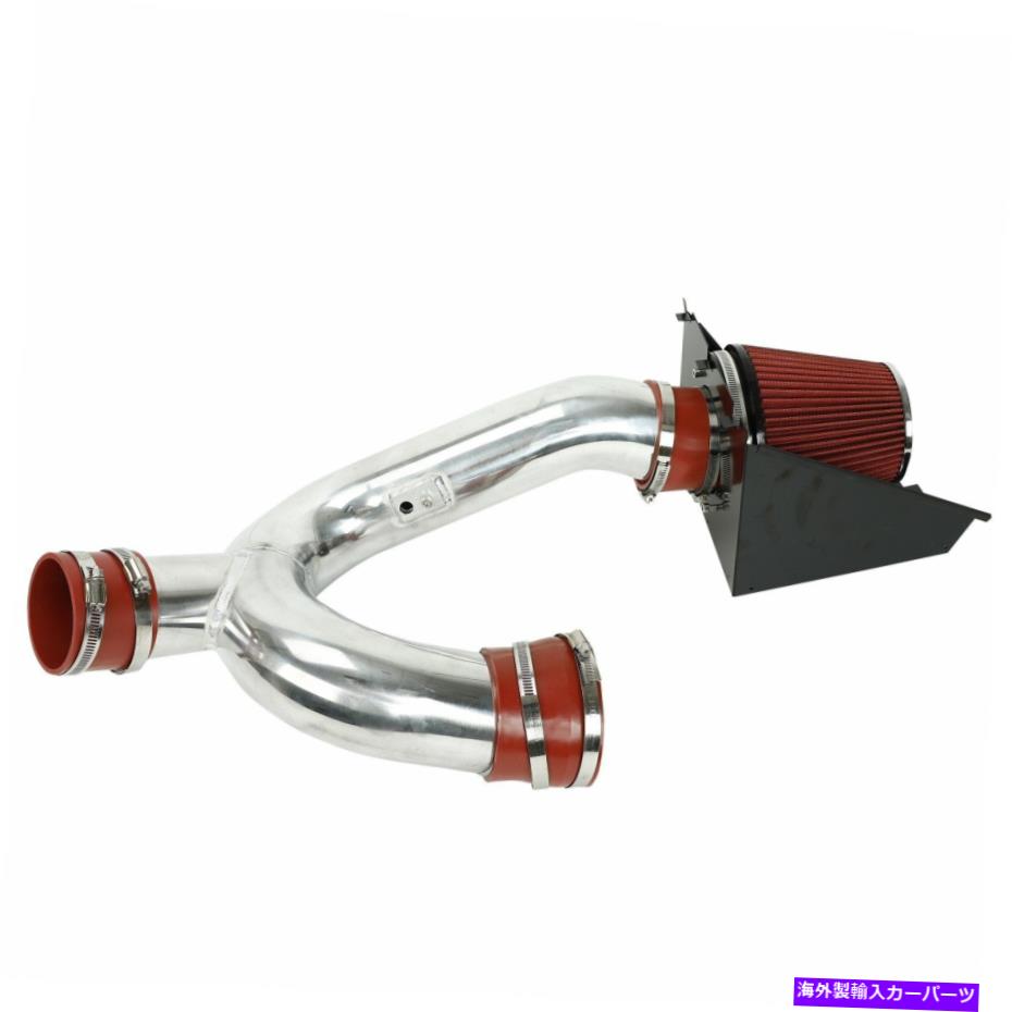 バグシールド 2012-2014 F150 3.5L V6 EcoBoostの赤熱シールドコールドエアインテークキット+フィルター RED Heat Shield Cold Air Intake Kit+Filter For 2012-2014 F150 3.5L V6 Ecoboost【並行輸入品】