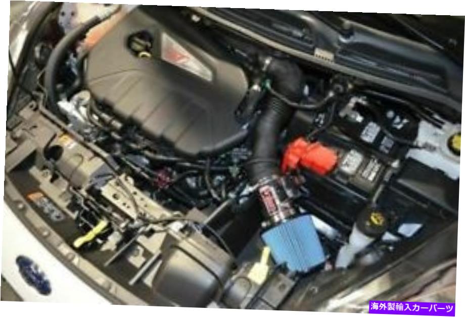 USエアインテーク インナーダクト 16-17 Ford Fiesta St Turbo -SP9018WRのためのインジェンレッドショートラム摂取量 Injen Wrinkle Red Short Ram Intake for 16-17 Ford Fiesta ST Turbo - SP9018WR【並行輸入品】