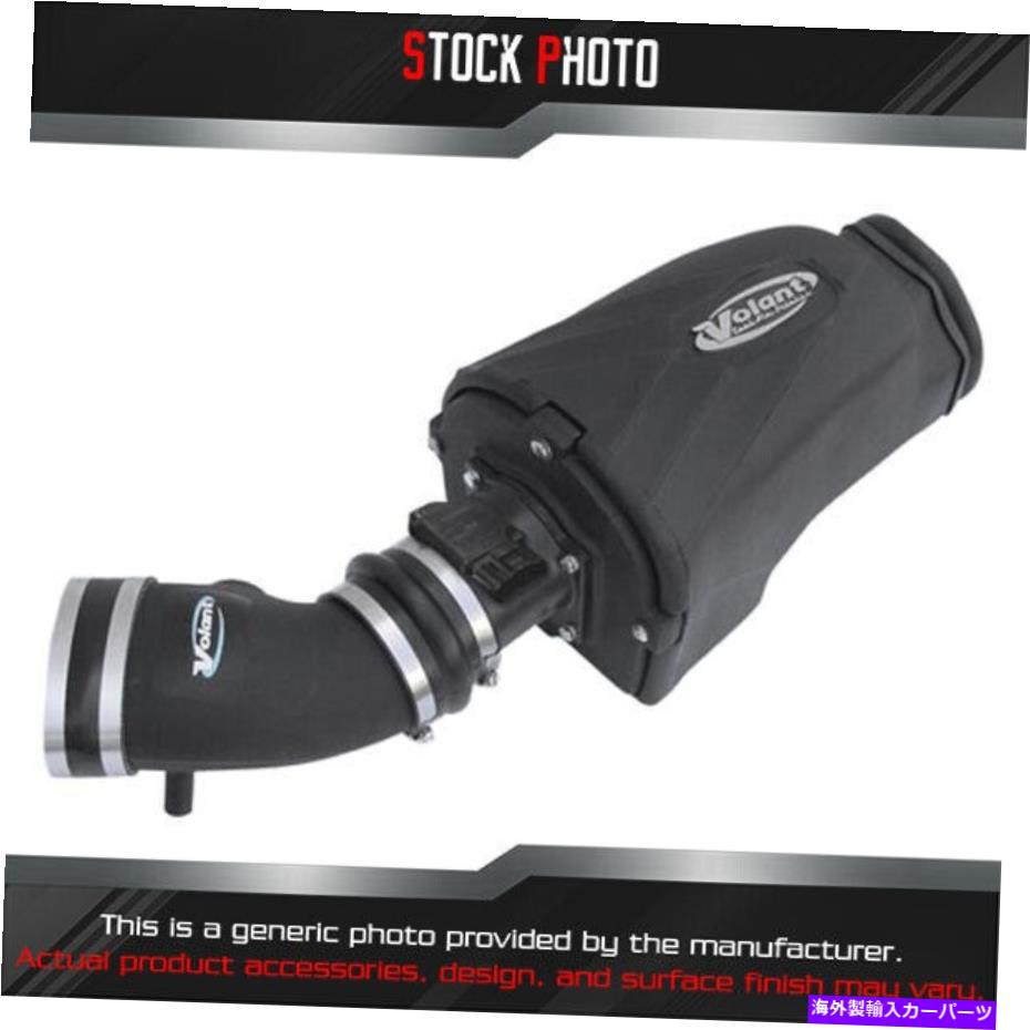 USエアインテーク インナーダクト 01-04 F-150用のvolantプラスチックブラックコールドエアインテークシステム Volant Plastic Black Cold Air Intake System for 01-04 F-150【並行輸入品】