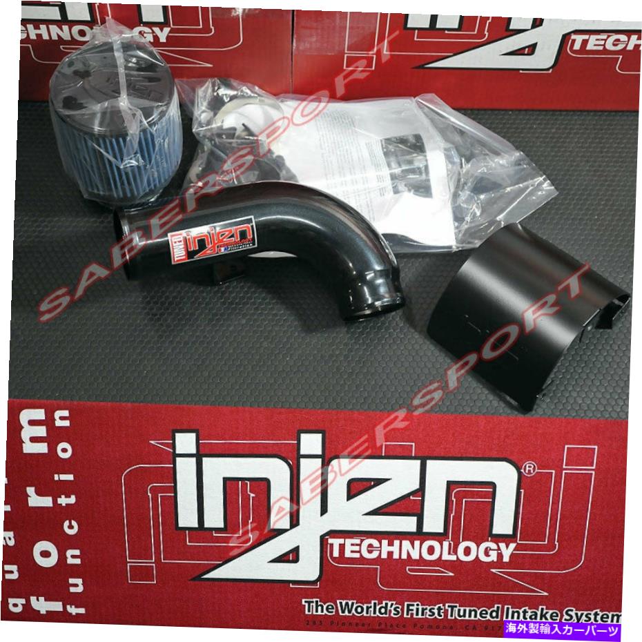 USエアインテーク インナーダクト 2011年から2015年のミニクーパーs 1.6LターボのインジェンSPブラックエアインテーク付きヒートシールド Injen SP Black Air Intake w/ Heat Shield for 2011-2015 Mini Cooper S 1.6L Turbo【並行輸入品】
