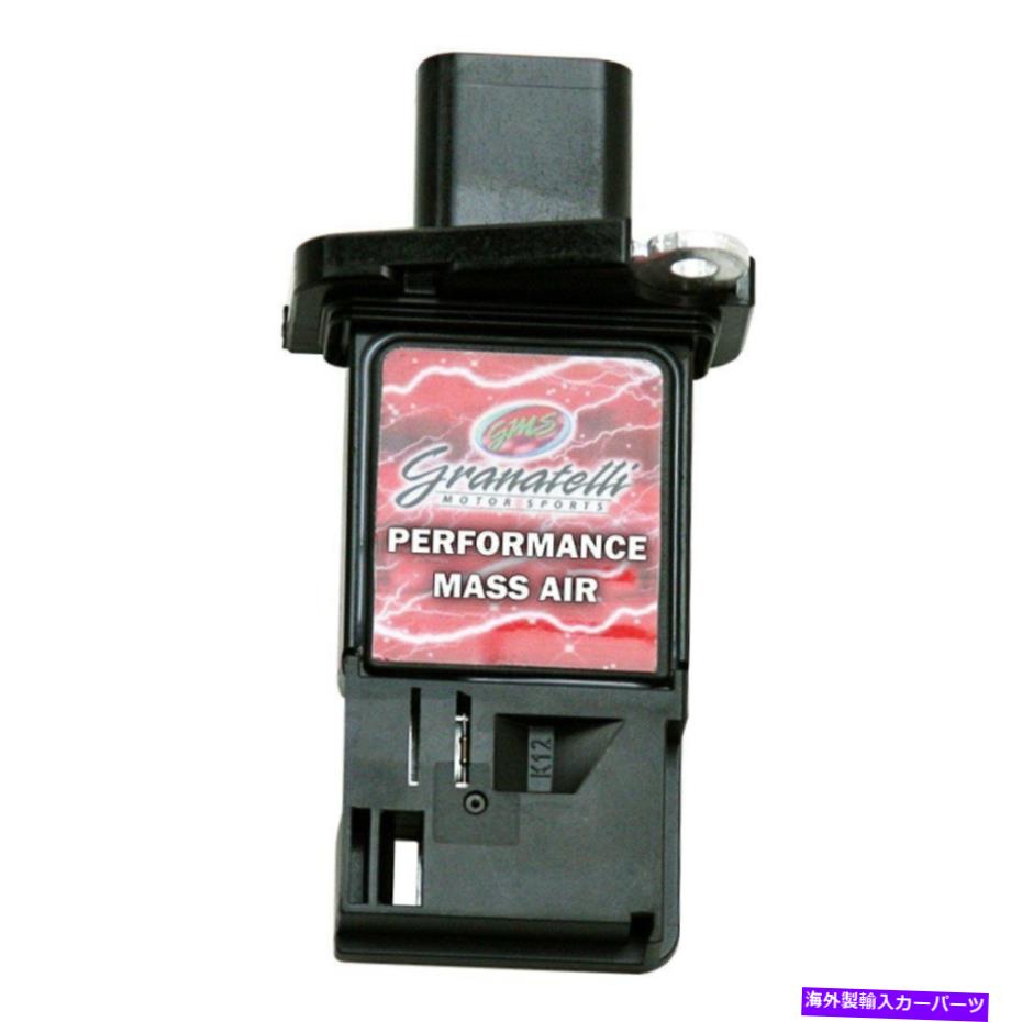 USエアインテーク インナーダクト フォードマスタング2006-2010グラナテッリモータースポーツブラックマスエアフローセンサー For Ford Mustang 2006-2010 Granatelli Motor Sports Black Mass Air Flow Sensor【並行輸入品】