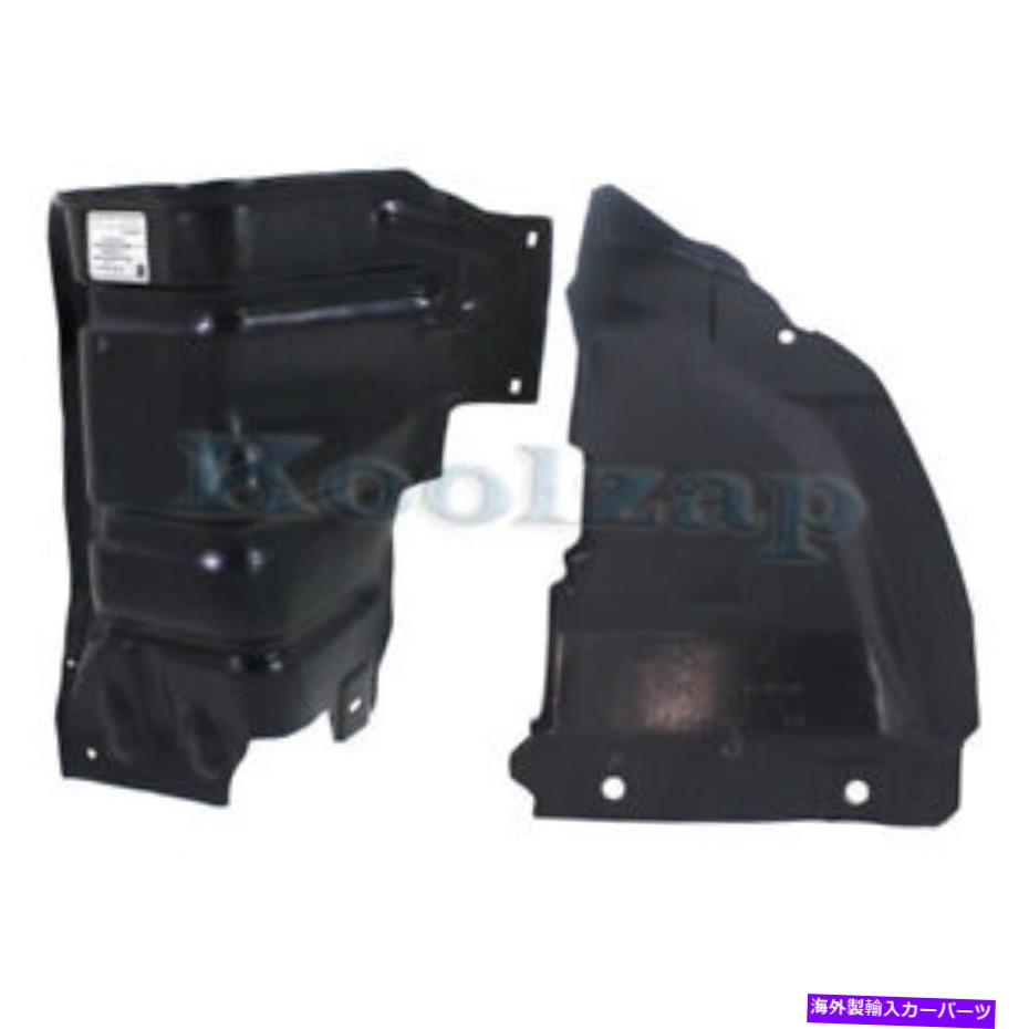 エンジンカバー 99-02のラノスエンジンスプラッシュシールドカバーアンダーカーの左右右セットペア For 99-02 Lanos Engine Splash Shield Under Cover Undercarcar Left Right SET PAIR【並行輸入品】