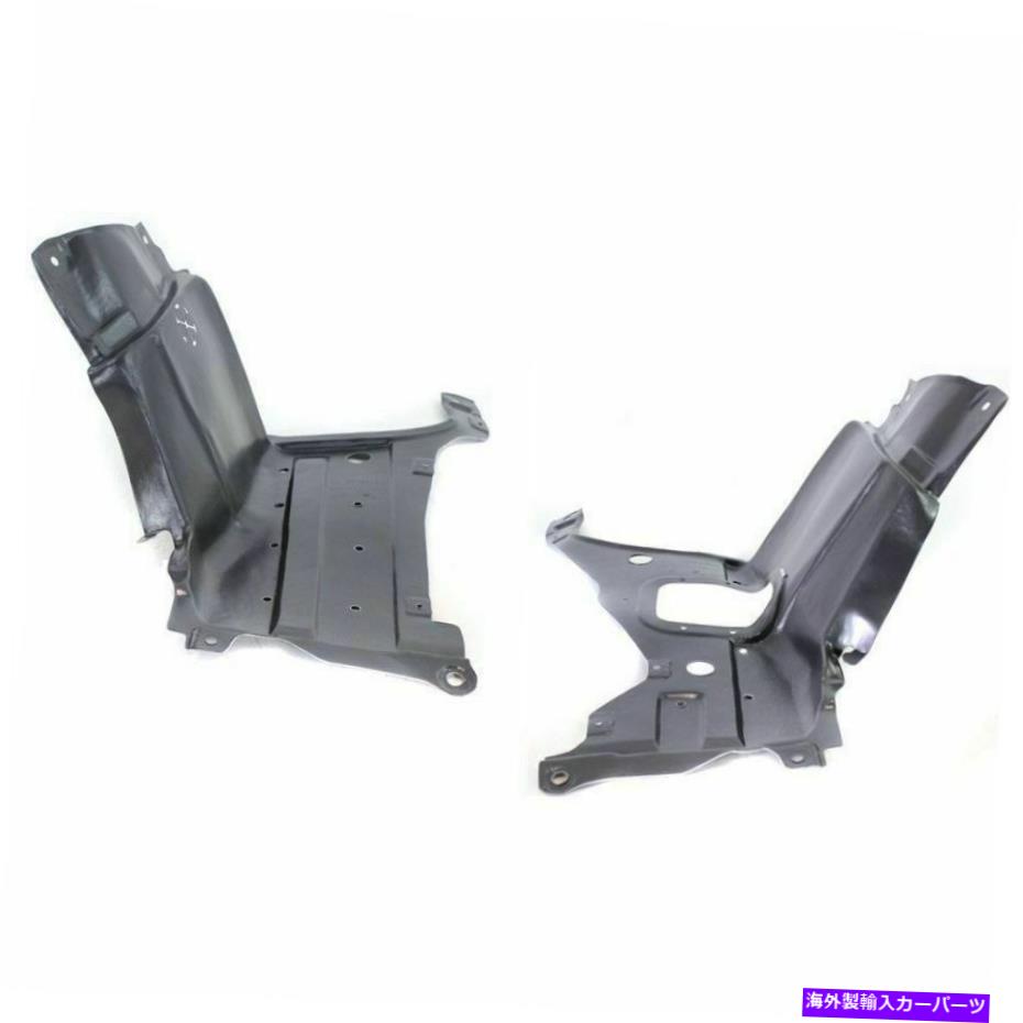 エンジンカバー カバーの下にある2 LH＆RHサイドエンジンスプラッシュシールドのセットHonda InsightCR-Z Set of 2 LH & RH Side Engine Splash Shield Under Cover Fits Honda Insight CR-Z【並行輸入品】