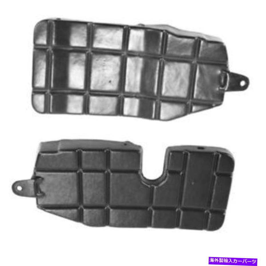 エンジンカバー カバーアンダーカーの下のエンジンスプラッシュシールド00-06アクセント左右セットペア Engine Splash Shield Under Cover Undercar Fits 00-06 Accent Left Right SET PAIR【並行輸入品】