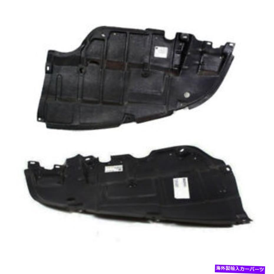 エンジンカバー 07-12のES-350フロントエンジンスプラッシュシールドカバーアンダーカーLH+RHセットペア For 07-12 ES-350 Front Engine Splash Shield Under Cover Undercar LH+RH SET PAIR【並行輸入品】