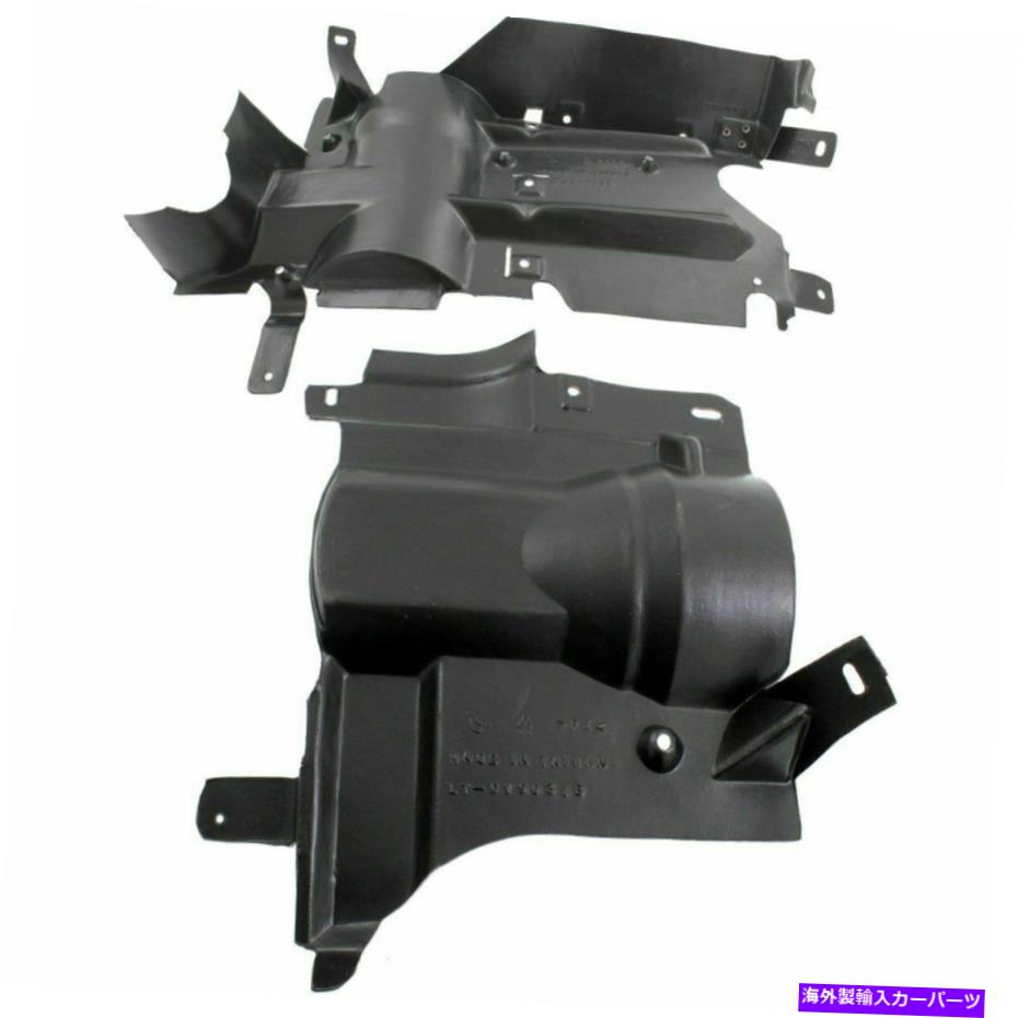 エンジンカバー 2 LH＆RHサイドのカバーセットの下のエンジンスプラッシュシールドシボレーキャバリア Engine Splash Shield Under Cover Set Of 2 LH & RH Side Fits Chevrolet Cavalier【並行輸入品】