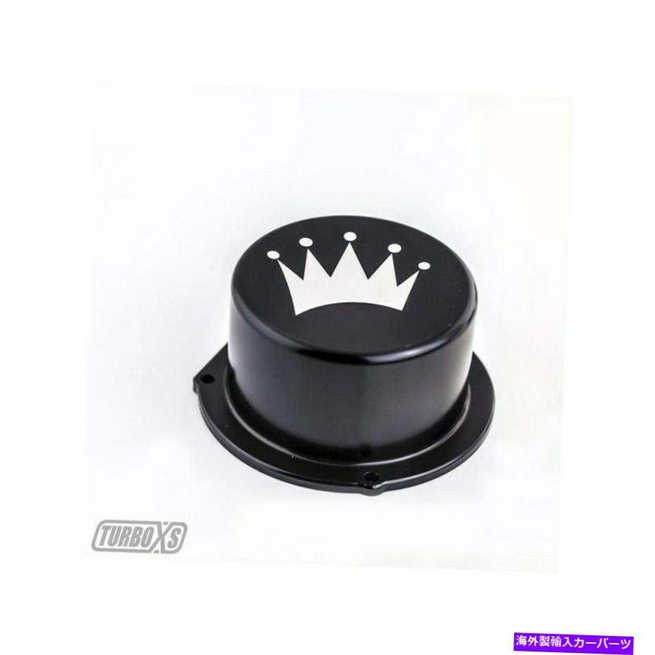 エンジンカバー ターボXS真空ポンプカバーブラック6061ビレットアルミニウム15-21スバルWRX Turbo XS Vacuum Pump Cover Black 6061 Billet Aluminum For 15-21 Subaru WRX【並行輸入品】