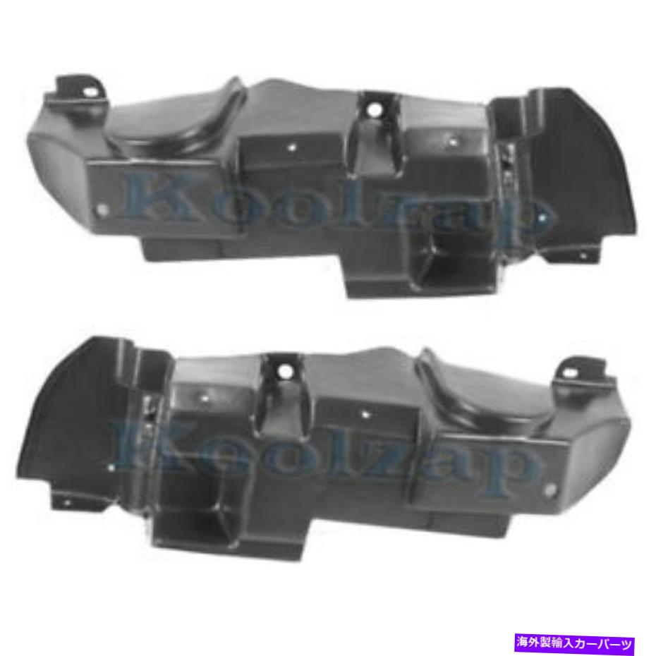 エンジンカバー 08-12のマリブ2.4Lフロントエンジンスプラッシュシールドカバーアンダーカーセットペア For 08-12 Malibu 2.4L Front Engine Splash Shield Under Cover Undercar SET PAIR【並行輸入品】