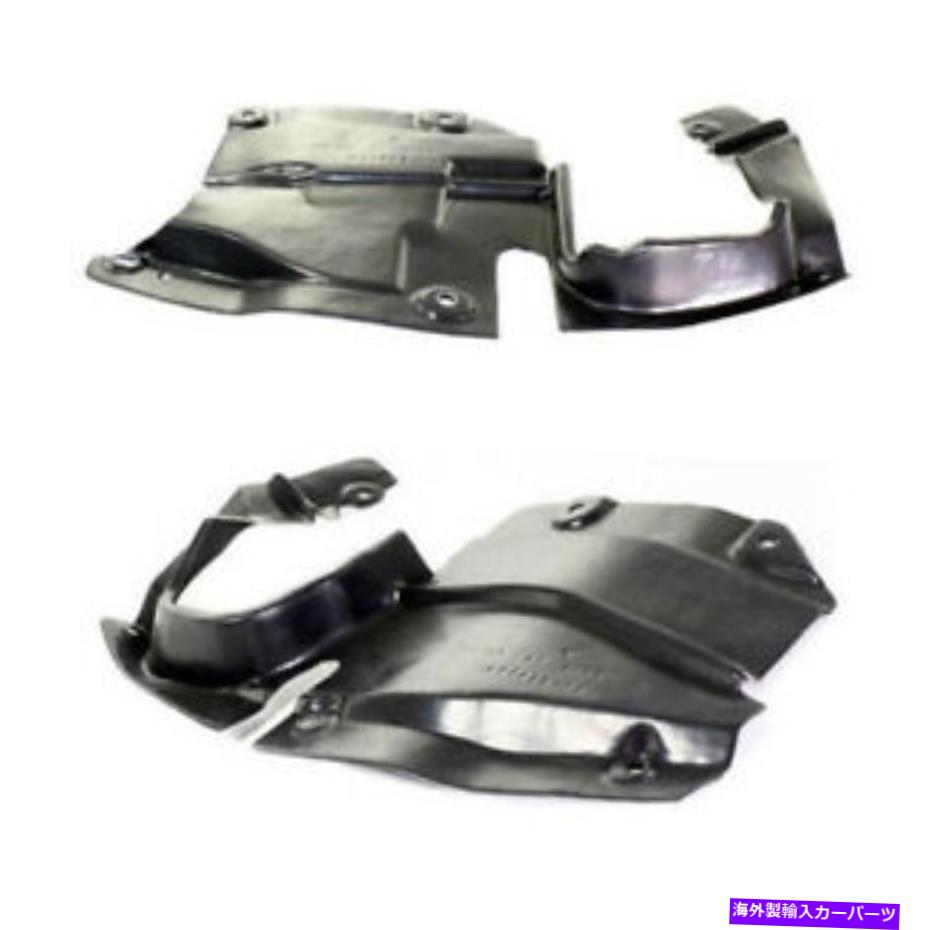 エンジンカバー 09-13マツダ6フロントエンジンスプラッシュシールドカバーアンダーカーLH+RHセットペア For 09-13 Mazda6 Front Engine Splash Shield Under Cover Undercar LH+RH SET PAIR【並行輸入品】