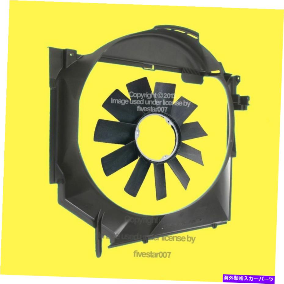 エンジンカバー BMW E46 3シリーズ用のラジエーターシュラウドハウジングカバーとエンジン冷却ファンブレード Radiator Shroud Housing Cover AND Engine Cooling Fan Blade For BMW E46 3 Series【並行輸入品】