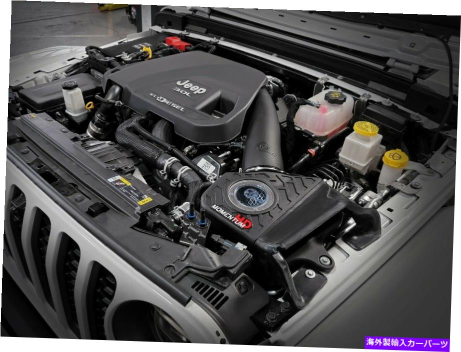 USエアインテーク インナーダクト AFE Momentum HD 2020-2022のコールドエアインテークラングラーグラディエーター3.0Lエコディーゼル aFe Momentum HD Cold Air Intake for 2020-2022 Wrangler Gladiator 3.0L EcoDiesel【並行輸入品】